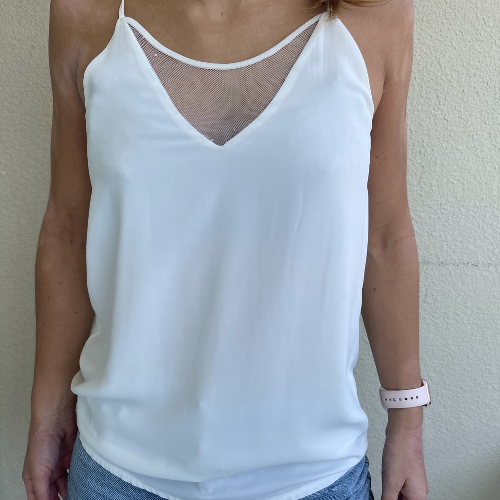 French brand white top
